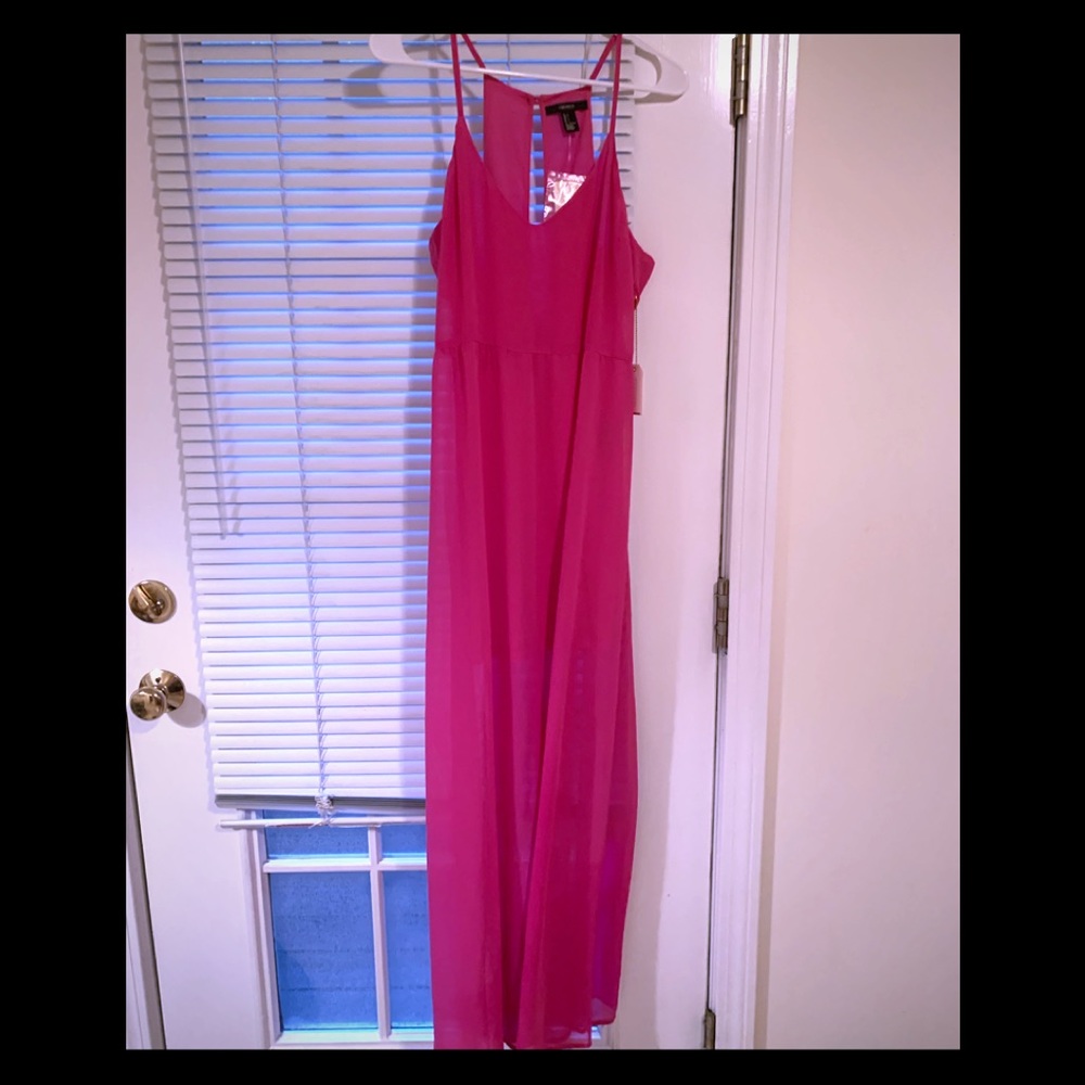 Forever21 maxi hot pink